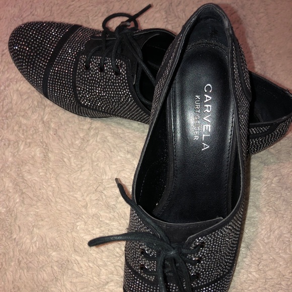 Carvela Kurt Geiger black with sparkle design 🥰 - Picture 3 of 8